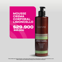 Mousse Crema Corporal Limoncello Sienna 440ml